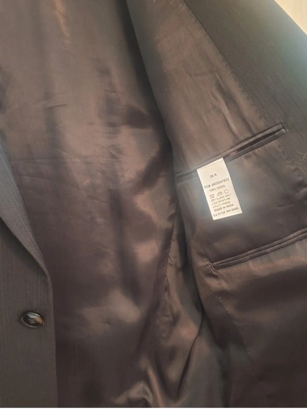 Calvin Klein Men's Classic Black Suit